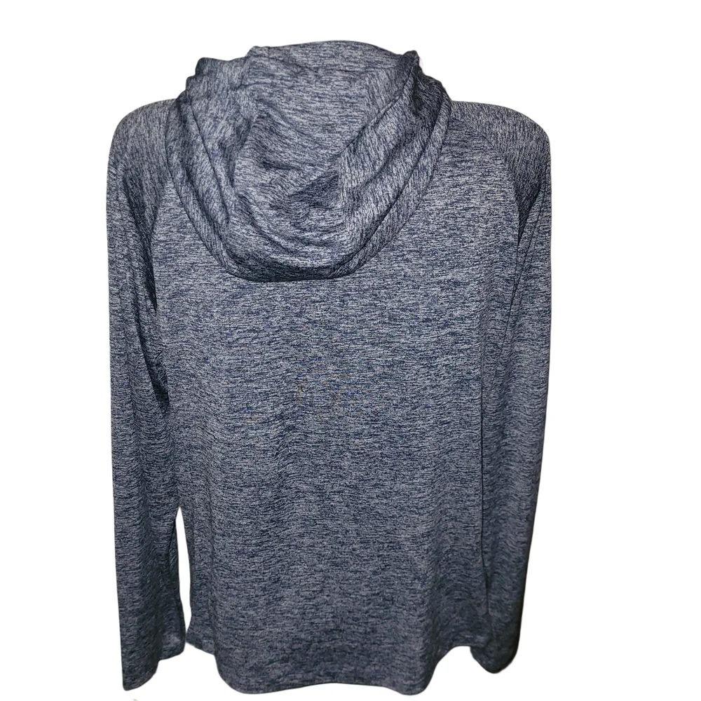 Under Armour Women's Blue Heathered Pullover Activewear Top Size XL - Picture 6 of 7
